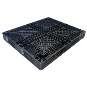 Pallet Plastik Nest Single Face Warna Hitam
