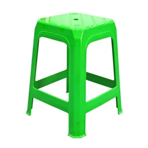 Kursi Plastik Wapolin Hijau WP‑111 52x43x81 cm